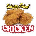 Signmission Crispy Fried ChickenConcession Stand Food Truck Sticker, 16" x 8", D-DC-16 Crispy Fried Chicken19 D-DC-16 Crispy Fried Chicken19